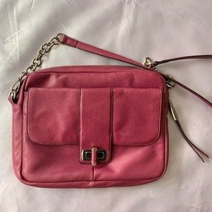 B. Makowsky Purple Messenger Style Crossbody Bag